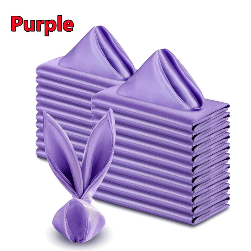 Satin Table Napkin Set