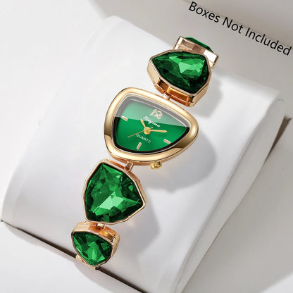 Rhinestone Bracelet Quartz Watch