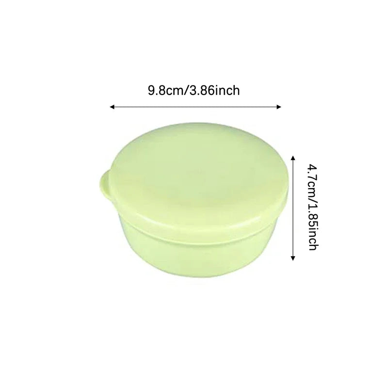 Round Travel Soap Box with Lid
