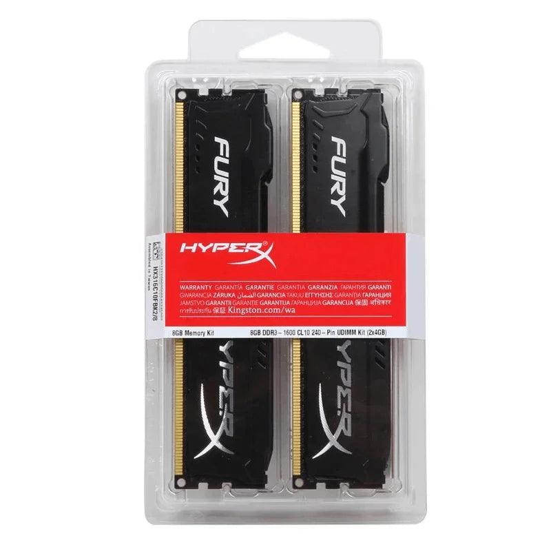 Kingston DDR3 Desktop RAM – 8GB & 16GB Kit