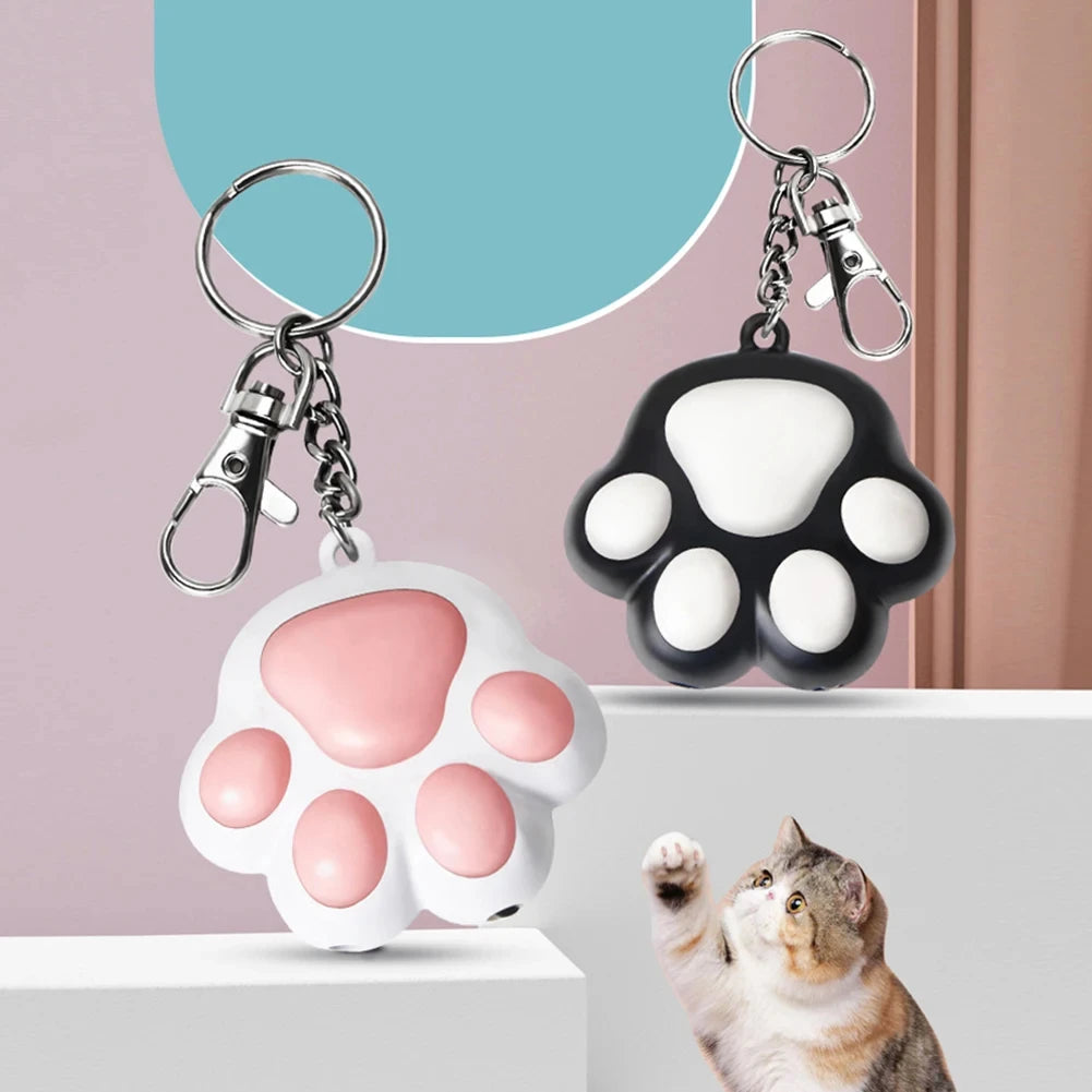 Rechargeable Paw Print Laser Cat Toy