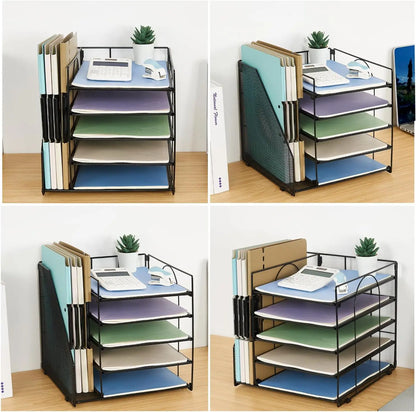 Multi-Layer Document & Paper Storage Rack