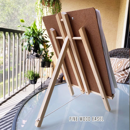 Mini Wooden Tabletop Display Easel