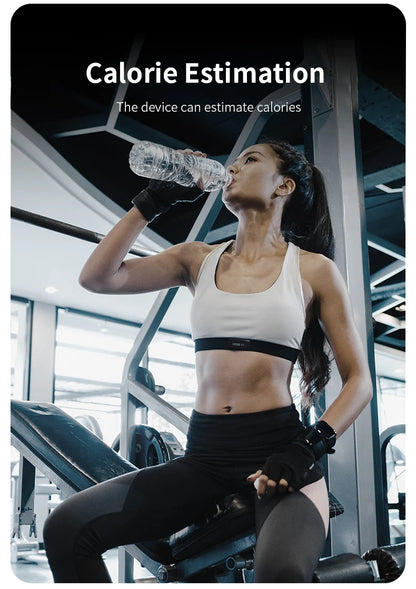 Bluetooth & ANT+ Chest Strap Heart Rate Sensor