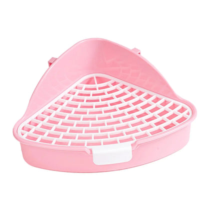 Corner Rabbit Litter Pan for Small Animals