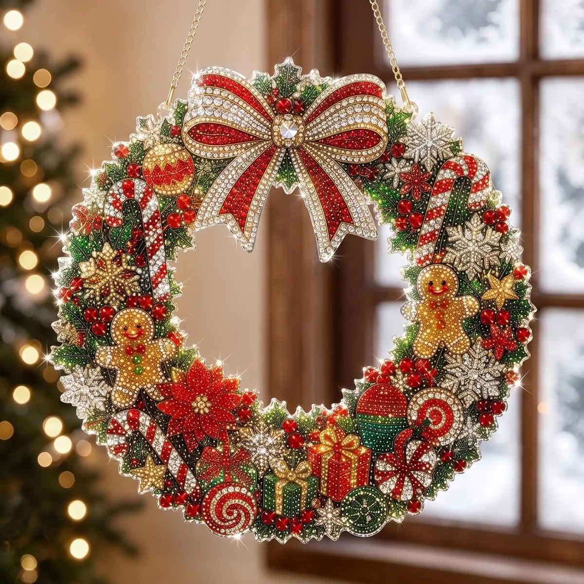 DIY Diamond Painting Christmas Tree Ornament