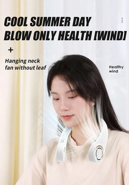 Mini Bladeless Rechargeable Neck Fan