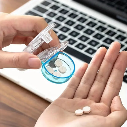 Portable Pill Dispenser & Tablet Splitter
