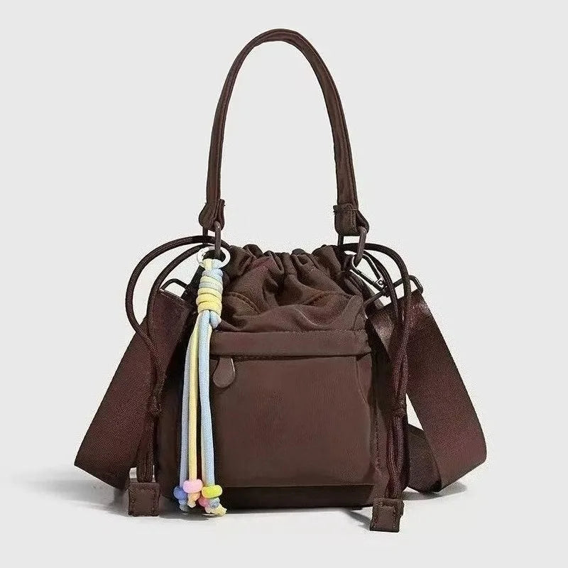 Minimalist Nylon Crossbody Shoulder Bag