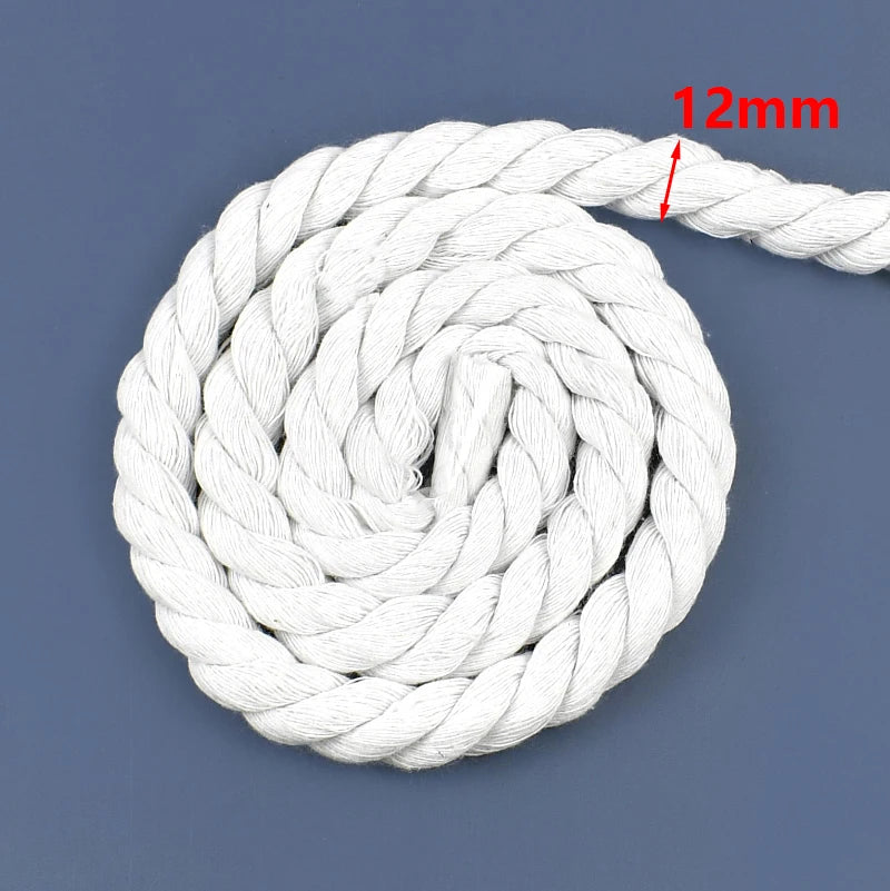 Braided Cotton Macramé Rope Cord