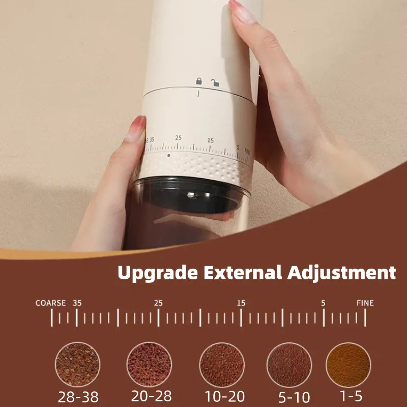 Rechargeable Burr Coffee Grinder
