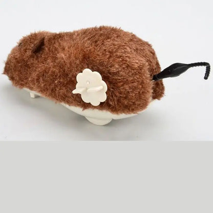 Wind-Up Plush Mouse Cat Toy