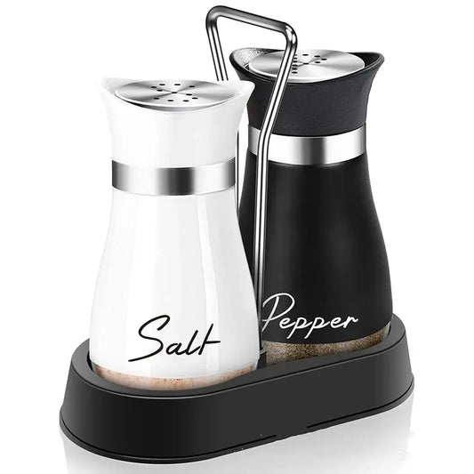 Glass Salt & Pepper Shaker Set