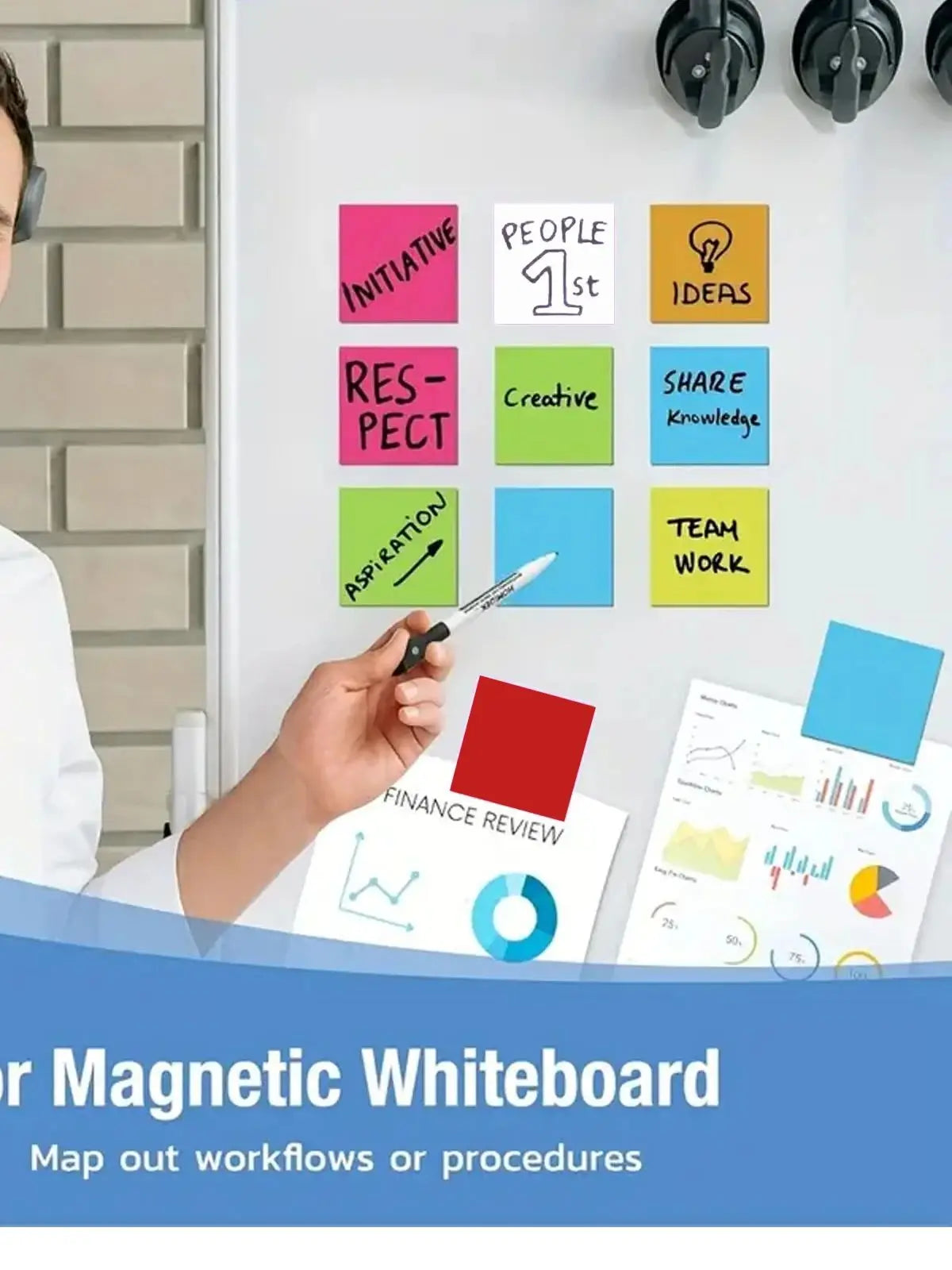 Colorful Magnetic Writable Labels