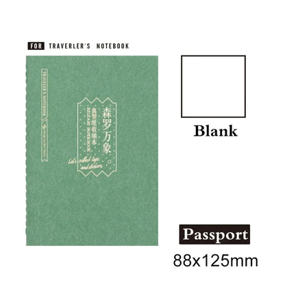 Travel Notebook Sticker Storage Book