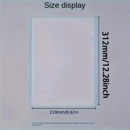 A4 Transparent L-Type Document Folders