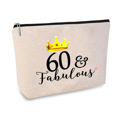 Birthday Cosmetic & Travel Toiletry Pouch for Women