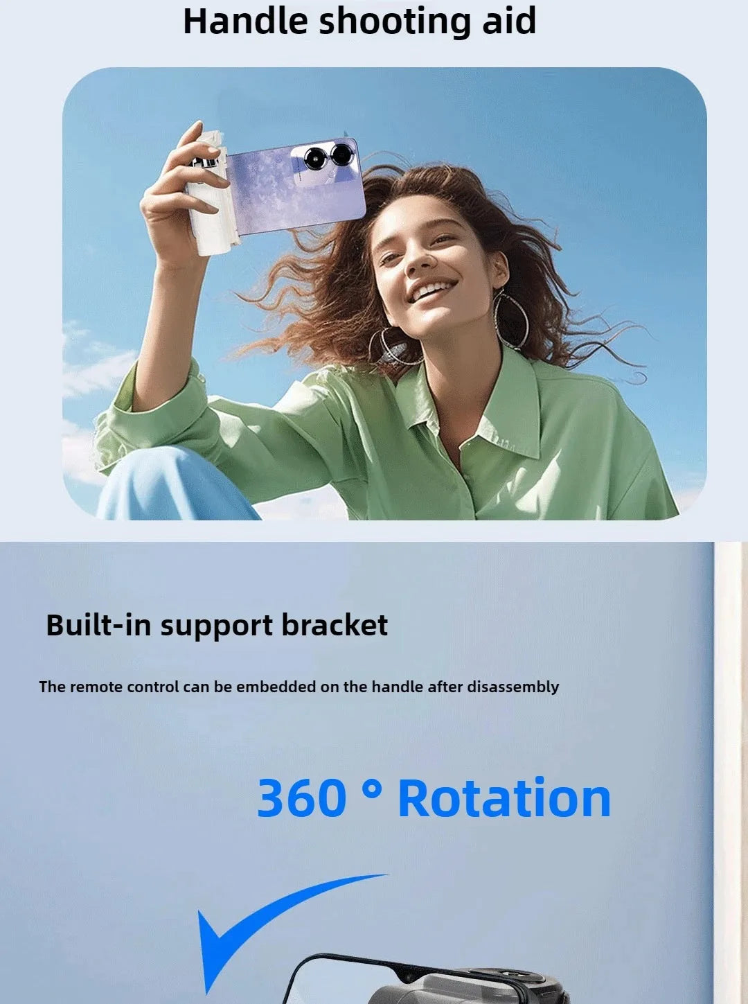 Mini Bluetooth Selfie Stick Tripod