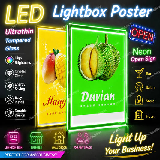 LED Lightbox Business Open Sign