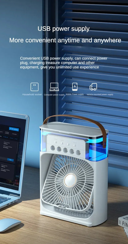 Portable Humidifier Cooling Fan