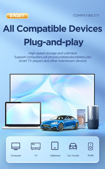 Eaget Dual USB-C & USB 3.2 Flash Drive