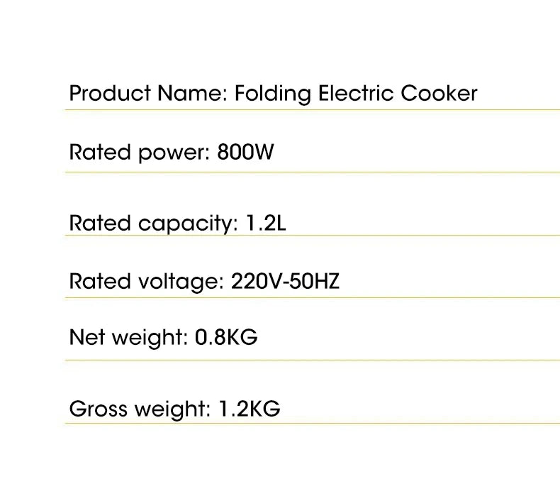 Foldable Electric Hot Pot