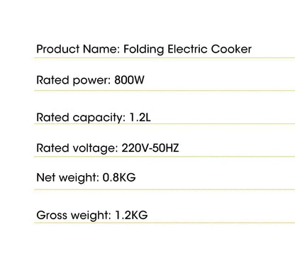 Foldable Electric Hot Pot