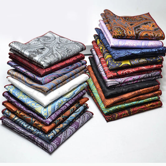 25cm Men's Classic Pocket Square Handkerchief