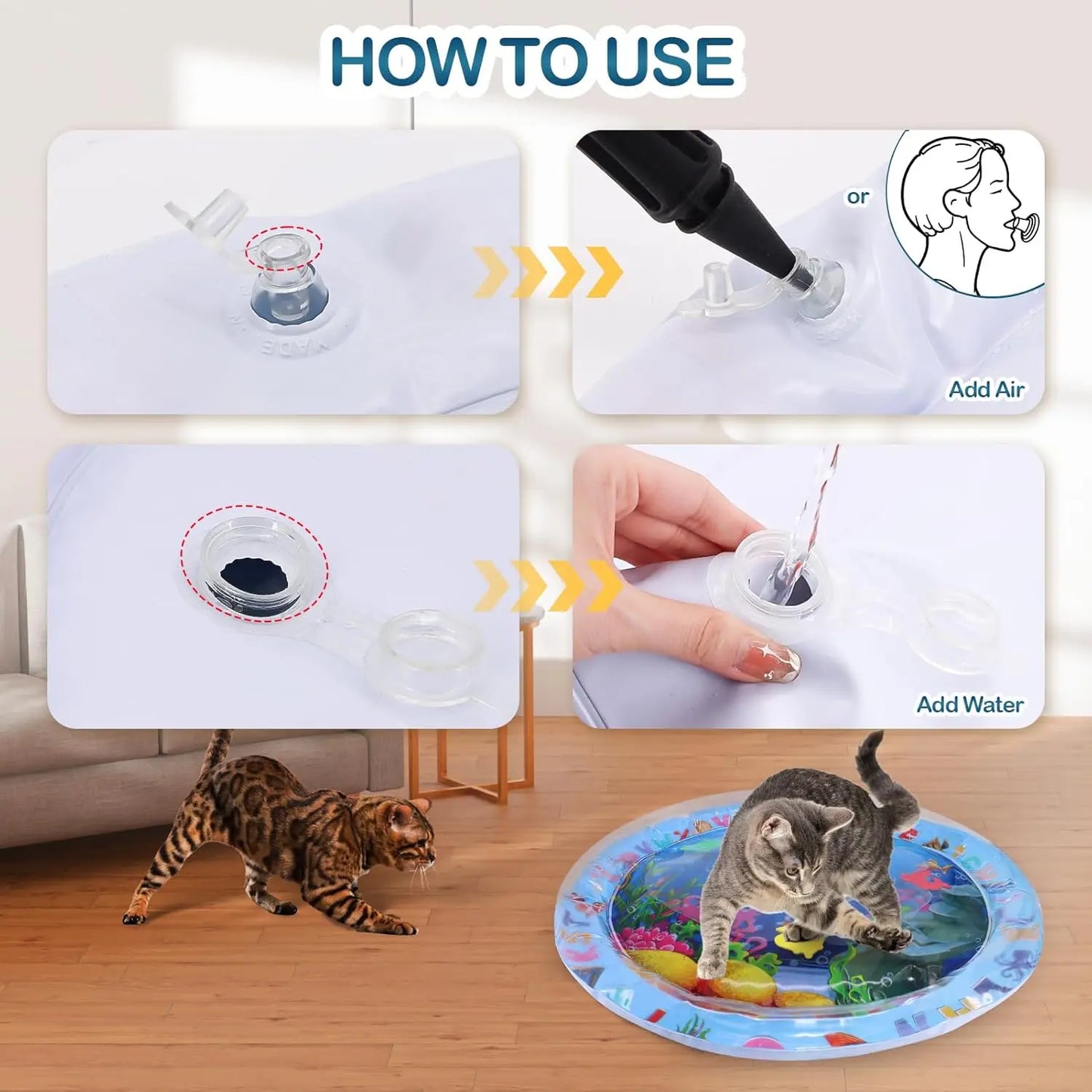 Pet Water Sensory Play Mat