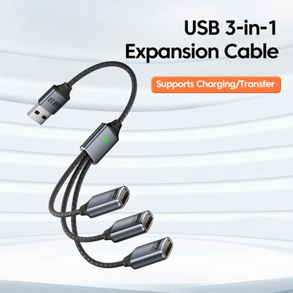 3-Port USB Hub Adapter