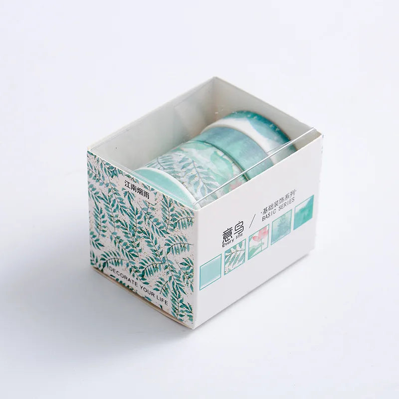 5Rolls/Box Creative Masking Tape Set