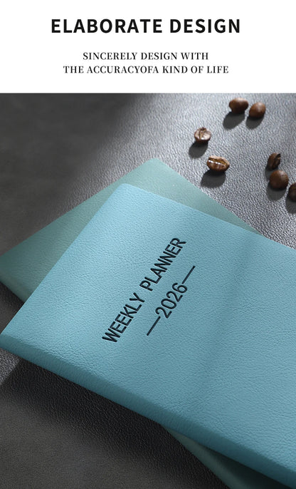 A6 Morandi Daily Planner & Weekly Organizer Notebook
