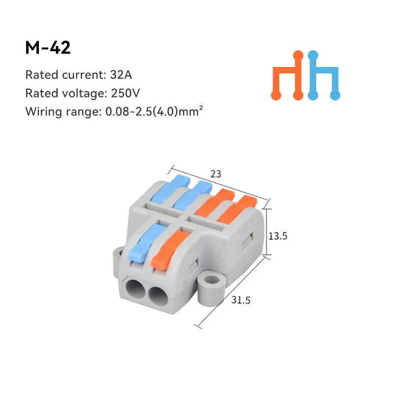 Mini Push-In Wire Connectors