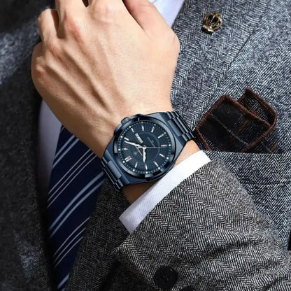 Men's Stainless Steel Quartz Business Watch