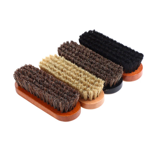 Horsehair Leather Shoe Care Brush
