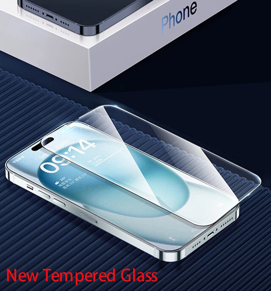 iPhone Tempered Glass Screen Protector 4-Pack