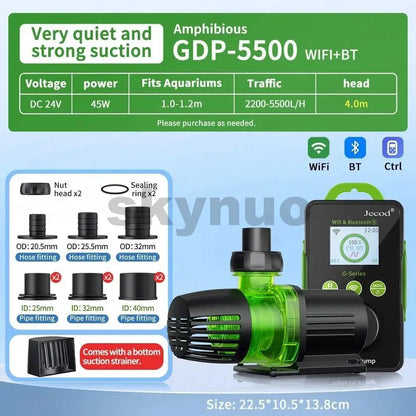 Jecod Smart WiFi & Bluetooth DC Submersible Water Pump
