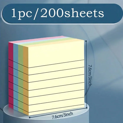 Vibrant Horizontal Note Paper Memo Pad