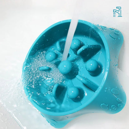 Dog Slow Feeder Bowl Anti-Choking Puzzle Food Dish