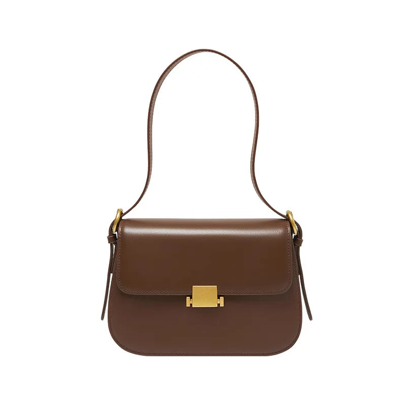 Vintage Leather Crossbody Handbag