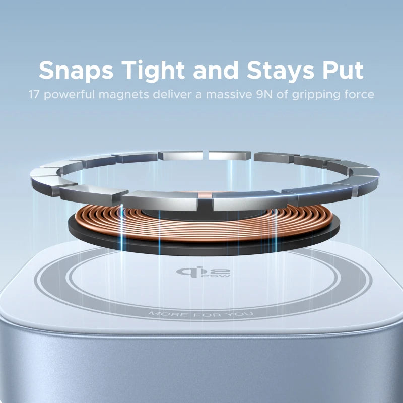 Qi2 2-in-1 Magnetic Wireless Charger Stand