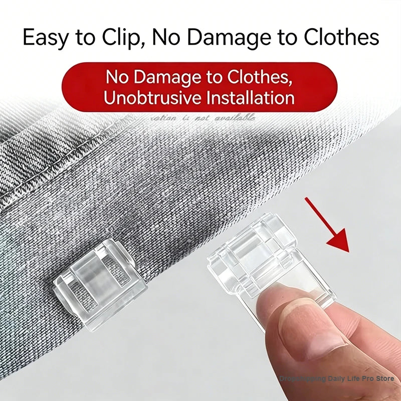 Invisible Pants Hem Shortening Clips