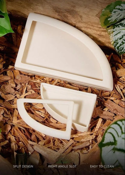 Anti-Escape Reptile Feeding Bowl