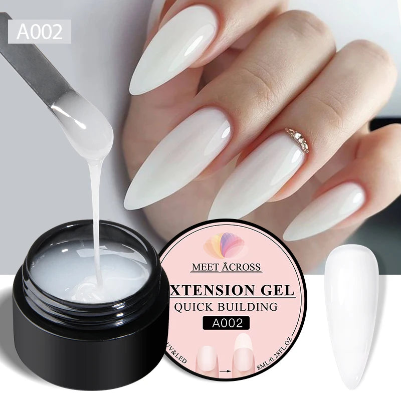 MEET ACROSS 8ML Aurora Extension Gel Polish