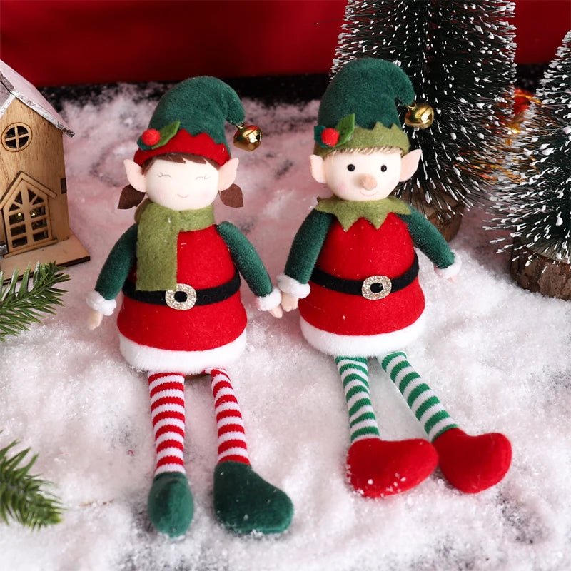 Christmas Elf Doll Hanging Ornament