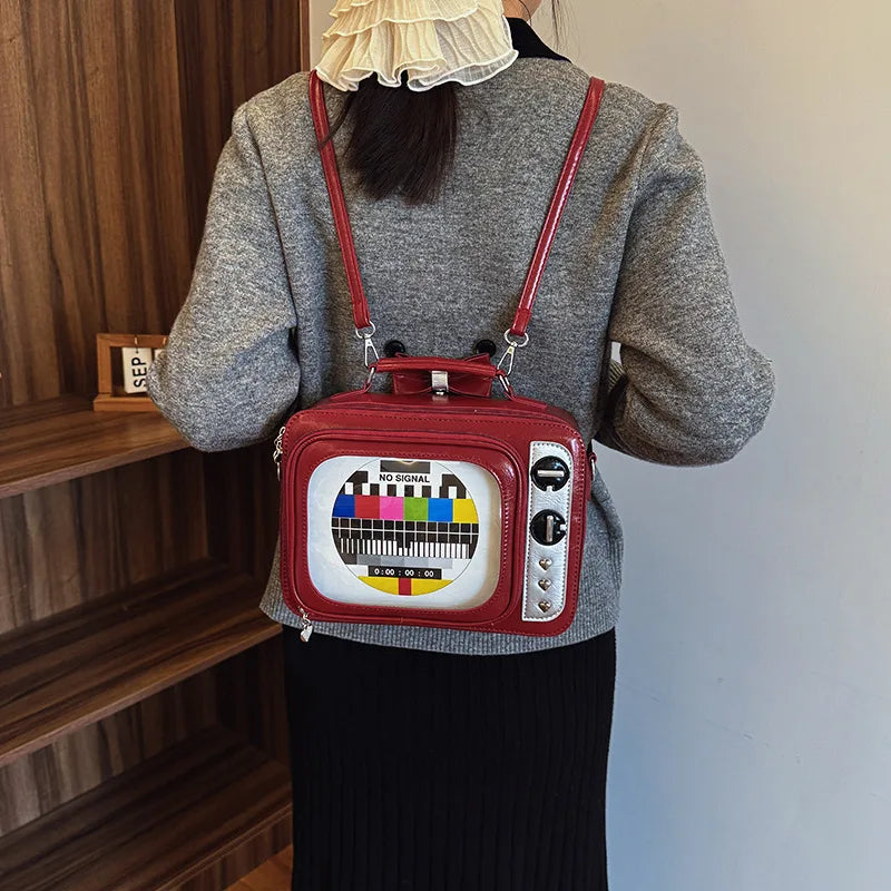Permanently Retro TV Crossbody Handbag