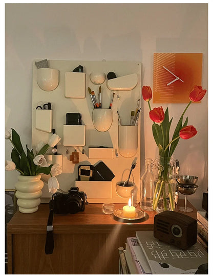 Wall-Mounted Modular Storage Organiser Board
