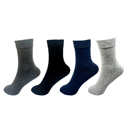 Men’s Cotton Dress Socks 4 Pairs