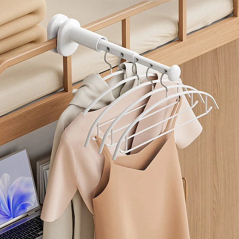 Portable Clip-On Hanging Rack for Clothes & Towels