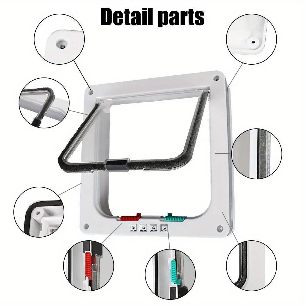 2-Way Locking Pet Door Flap